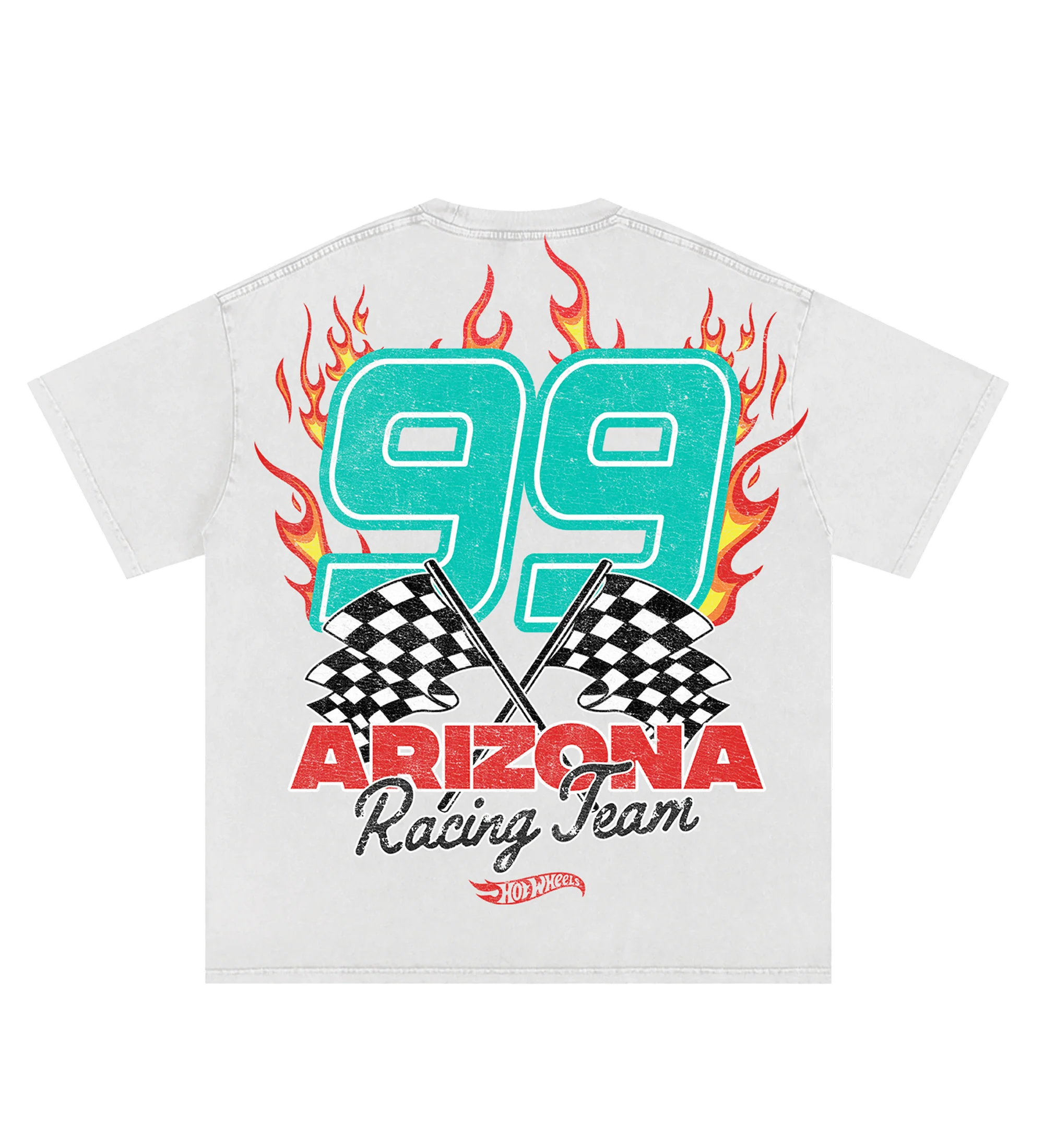 268-white-teal-99-racing-team-t-shirt-1.webp White & Teal 99 Racing Team T-Shirt