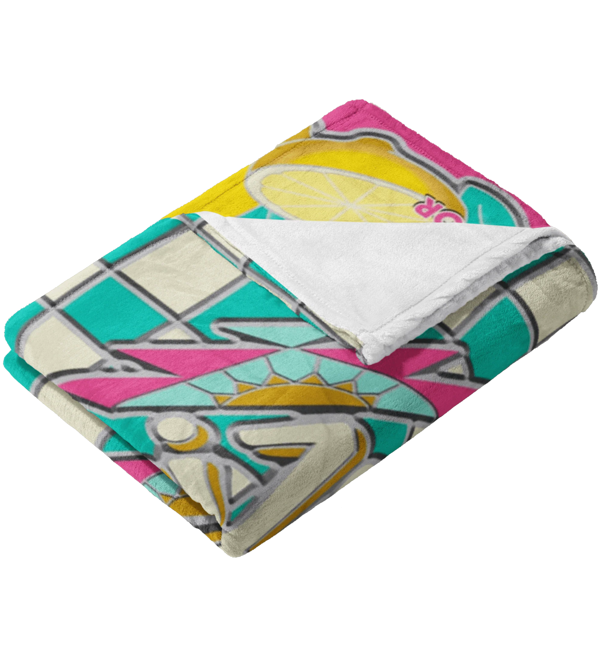 301-lemon-tea-throw-blanket-1.webp Lemon Tea Throw Blanket