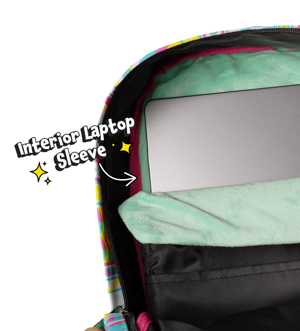 Teal Patchwork Backpack