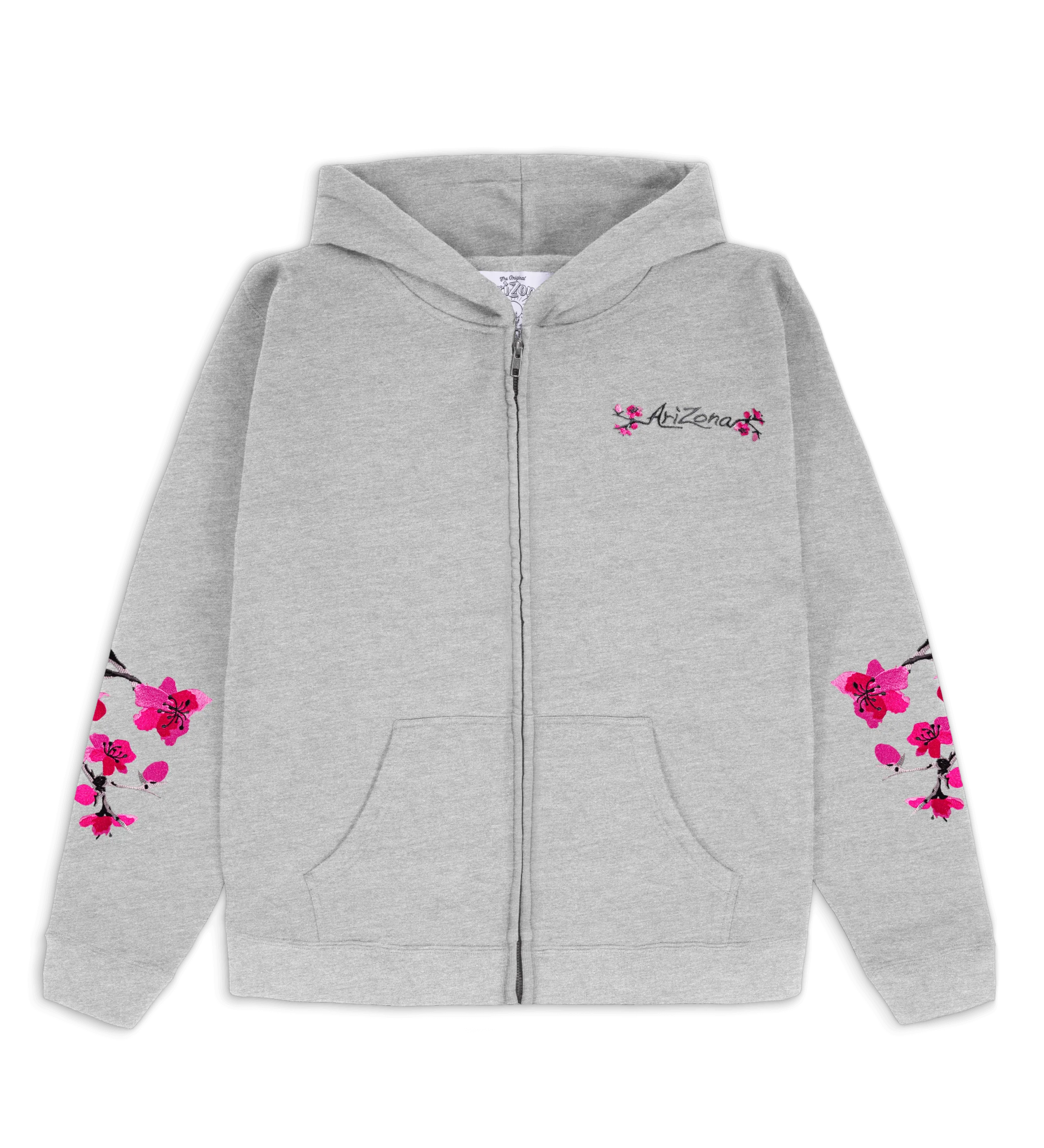 369-gray-cherry-blossom-embroidered-cotton-zip-hoodie-1.webp Gray Cherry Blossom-Embroidered Cotton Zip Hoodie