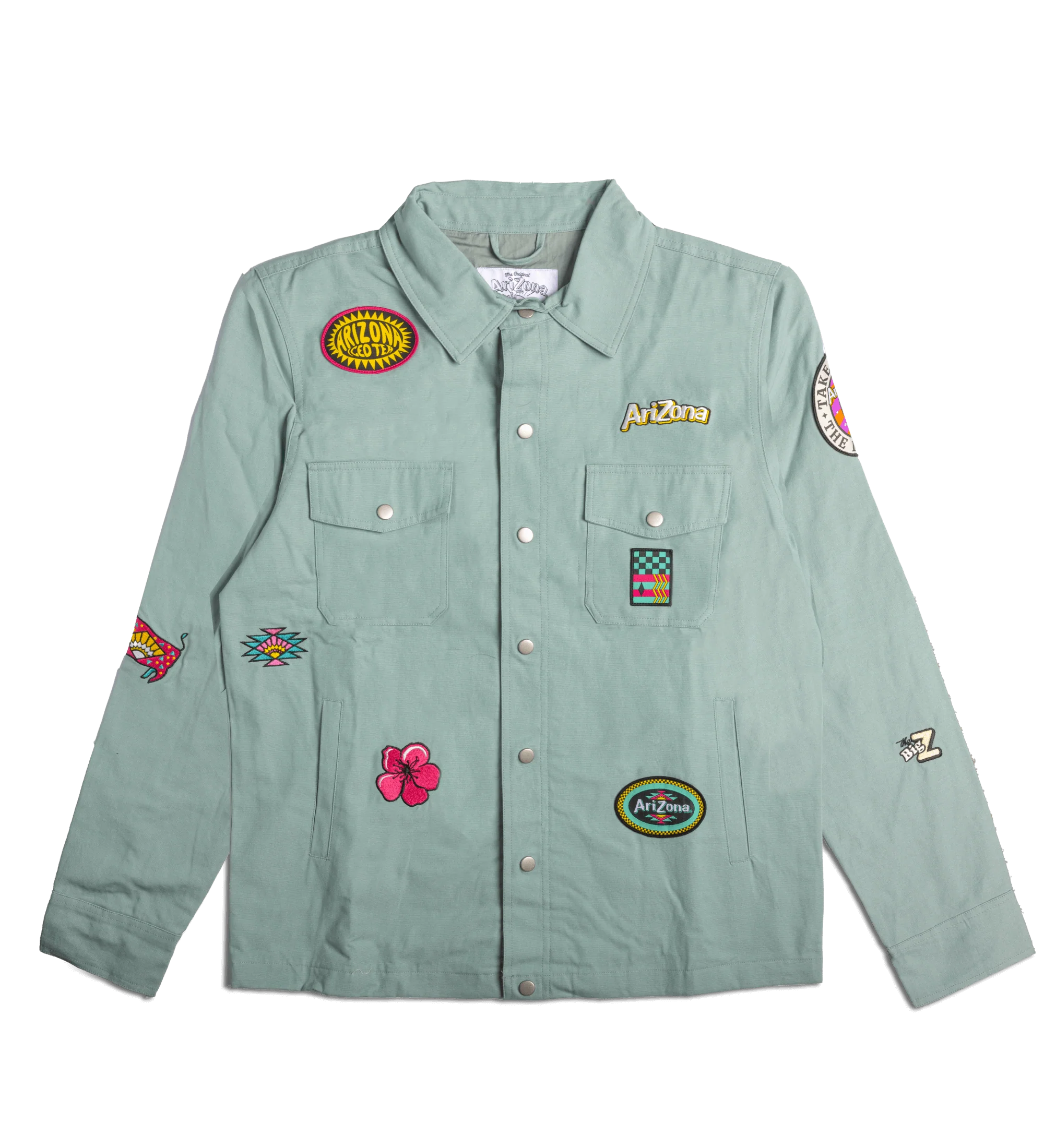 376-teal-patch-cotton-workwear-shirt-1.webp Teal Patch Cotton Workwear Shirt