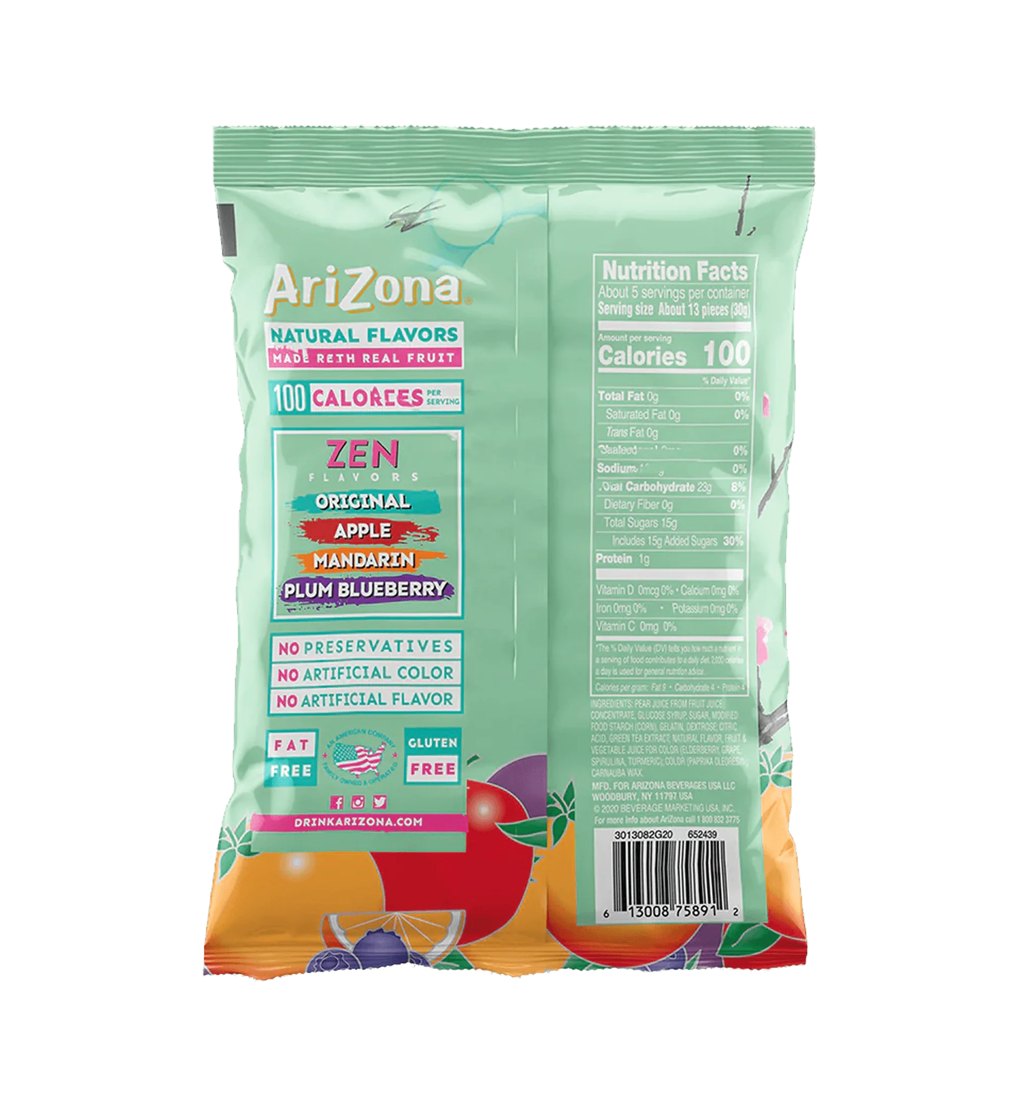 Green Tea 5-Oz. Fruit Snacks | 5 oz.