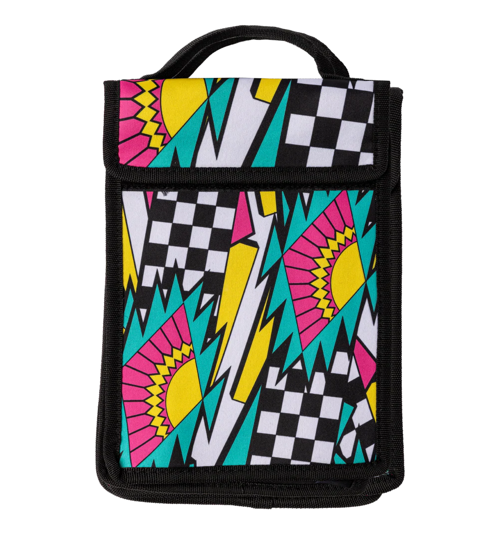 Black & Teal Split Sun Lunch Bag