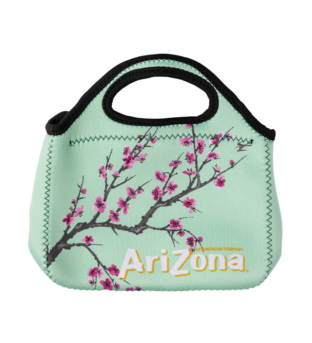 Green Tea Handle Lunch Bag