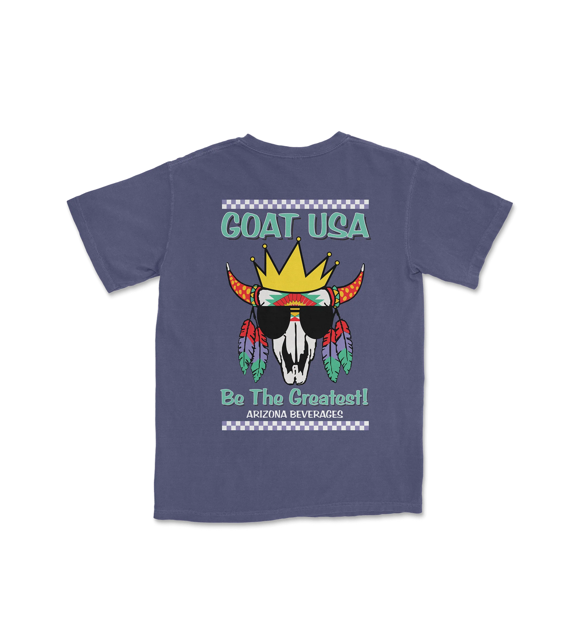 Navy Cow Skull Cotton-Blend T-Shirt | Youth