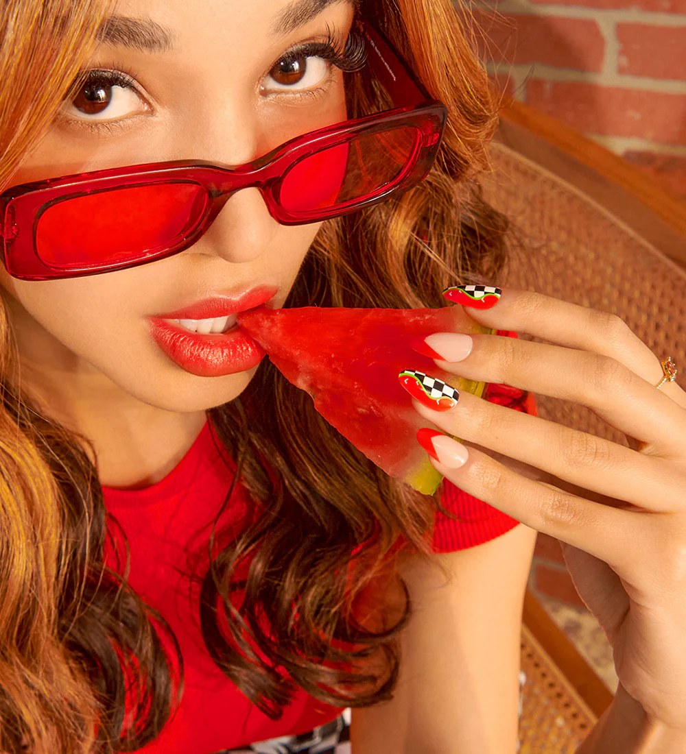 738-watermelon-press-on-nails-2.webp Watermelon Press-On Nails