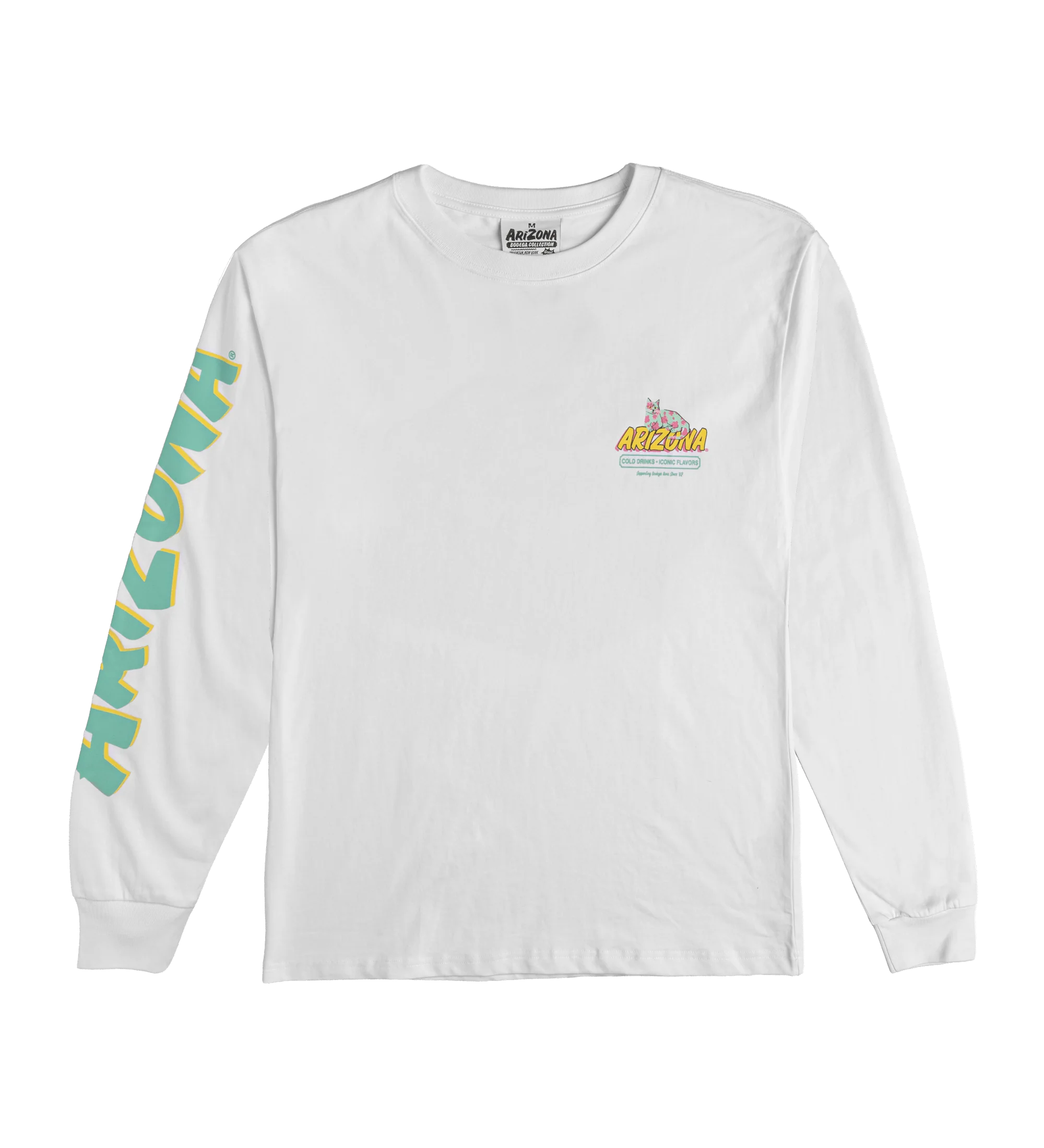 81-white-cherry-blossom-bodega-cat-long-sleeve-t-shirt-2.webp White Cherry Blossom Bodega Cat Long-Sleeve T-Shirt