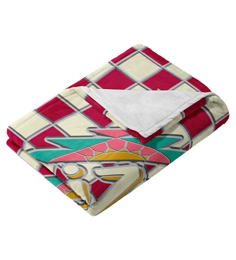 Raspberry Tea Throw Blanket