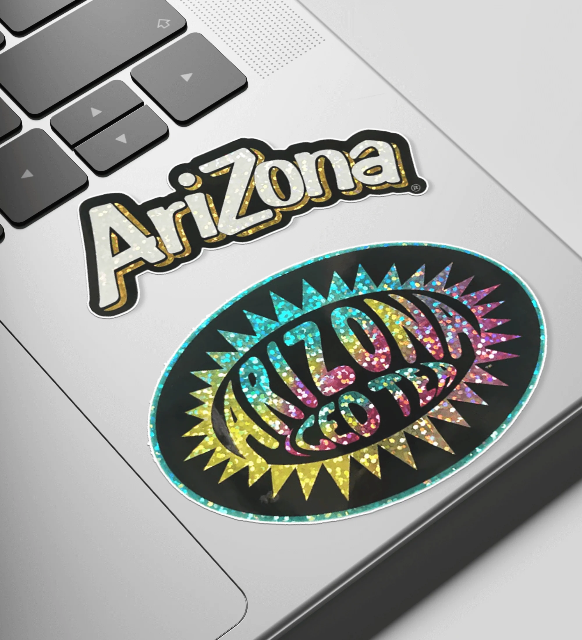 4-Piece Sparkle Logo Sticker Set