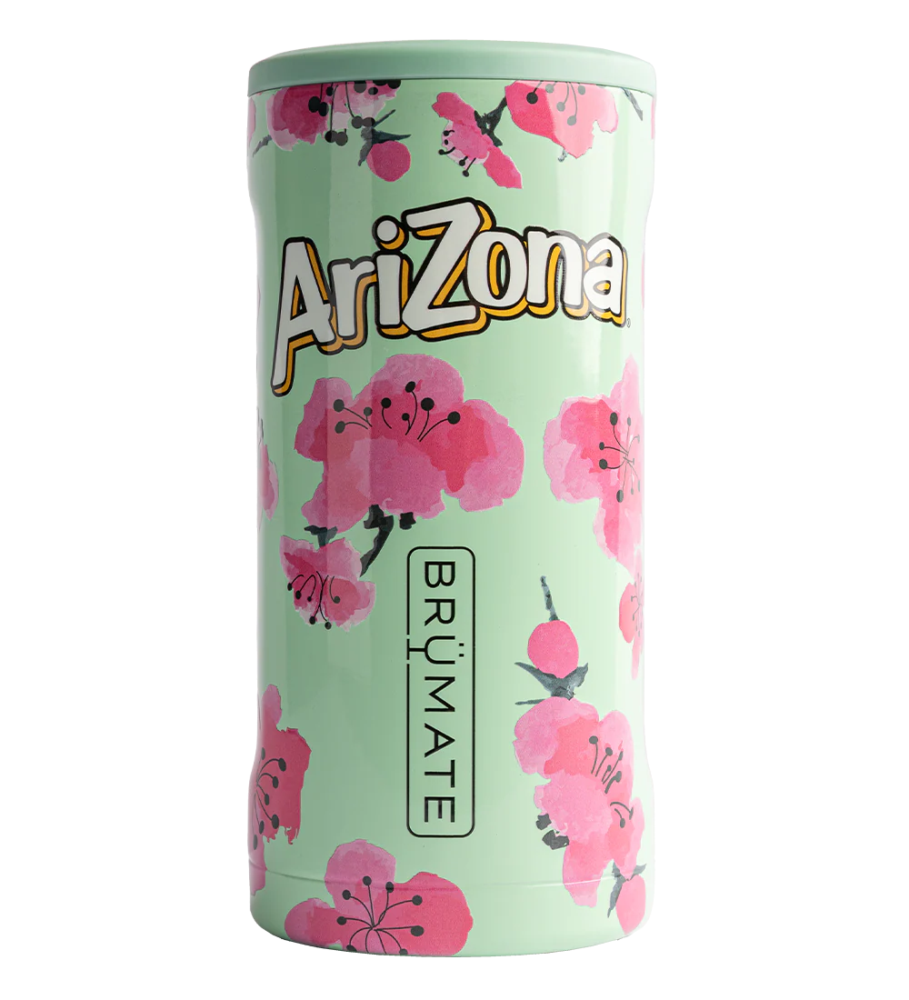 838-teal-pink-cherry-blossom-stainless-steel-can-sleeve-1.webp Teal & Pink Cherry Blossom Stainless Steel Can Sleeve